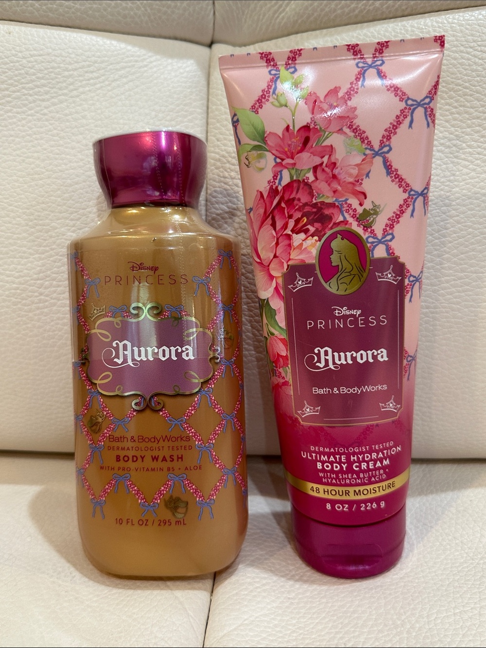 Bath & Body Works Disney Princess Aurora 2 Piece Body Care Set Full Size